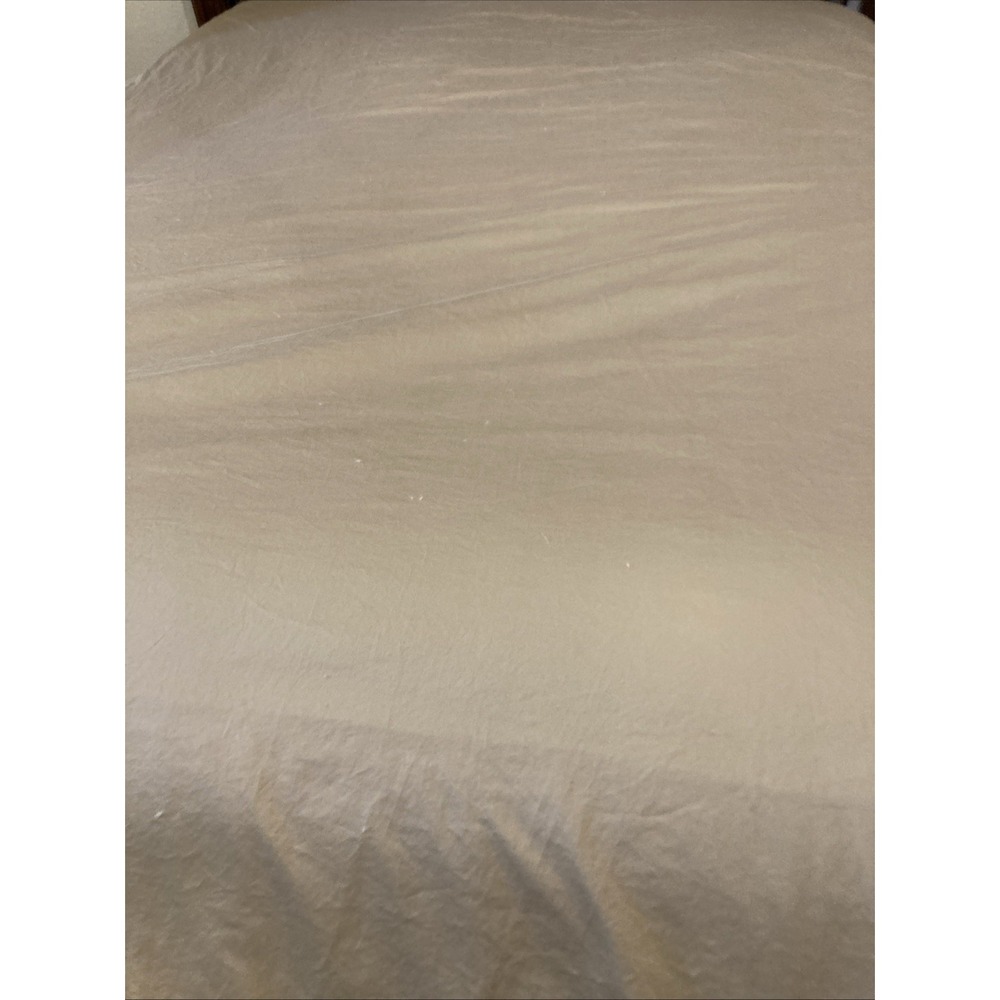 Front Gate 100% Cotton Tan Duvet King Size 104" W X97" - Picture 10 of 11